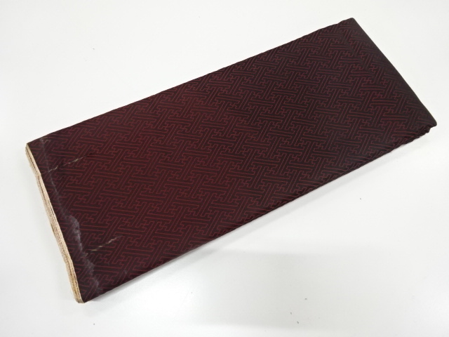 JAPANESE KIMONO / ANTIQUE BOLT FOR RAIN COAT / WOVEN SAYAGATA